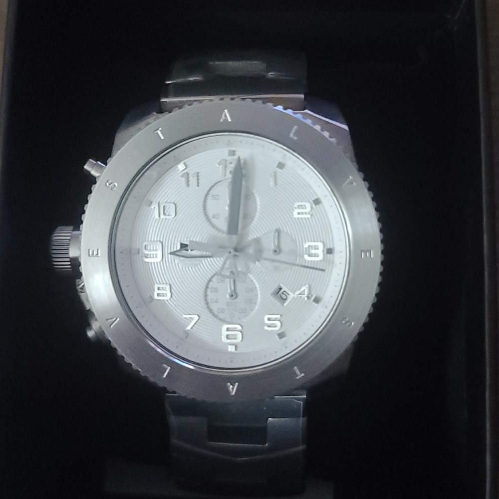 NIB - RES004 Restrictor All Silver Chronograph